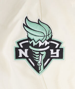 New York Liberty Retro Rib Fleece Pullover Hoodie