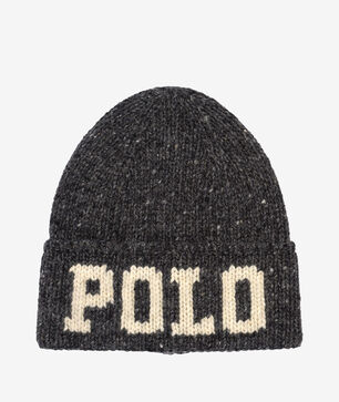 Intarsia-Knit Merino-Wool-Blend Beanie