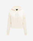 PRO STANDARD New York Knicks Neutral Cropped Pullover Hoodie BNKC58227-EGG cream 1