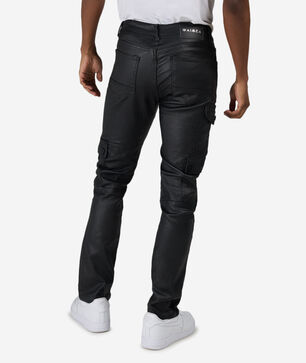 Waxed Cargo Jeans