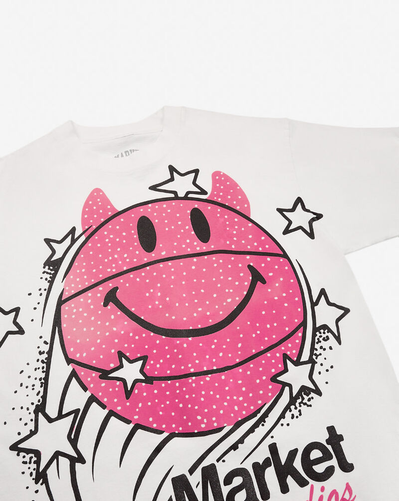 MARKET Smiley Hidden Truth T-Shirt 399001955-WHT White 3