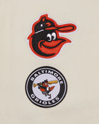 Baltimore Orioles Retro Classic Rib Fleece Cropped Pullover Hoodie