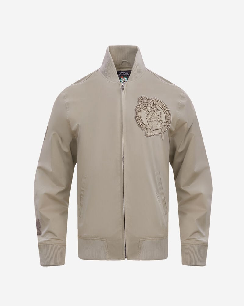 PRO STANDARD Boston Celtics Neutral Twill Jacket BBC658644-TAU Beige 1