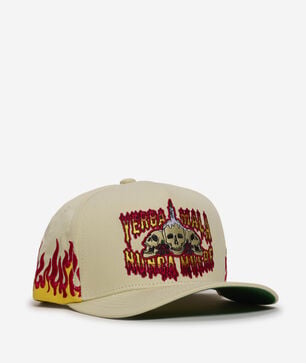 Yerba Mala Flames Twill Trucker Hat