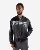 Philadelphia Eagles Big Logo Satin Jacket