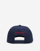 Mitchell  Ness Boston Red Sox Pro Pinch Triple Logo Snapback Hat HP19015-BRSNAVY Blue 3