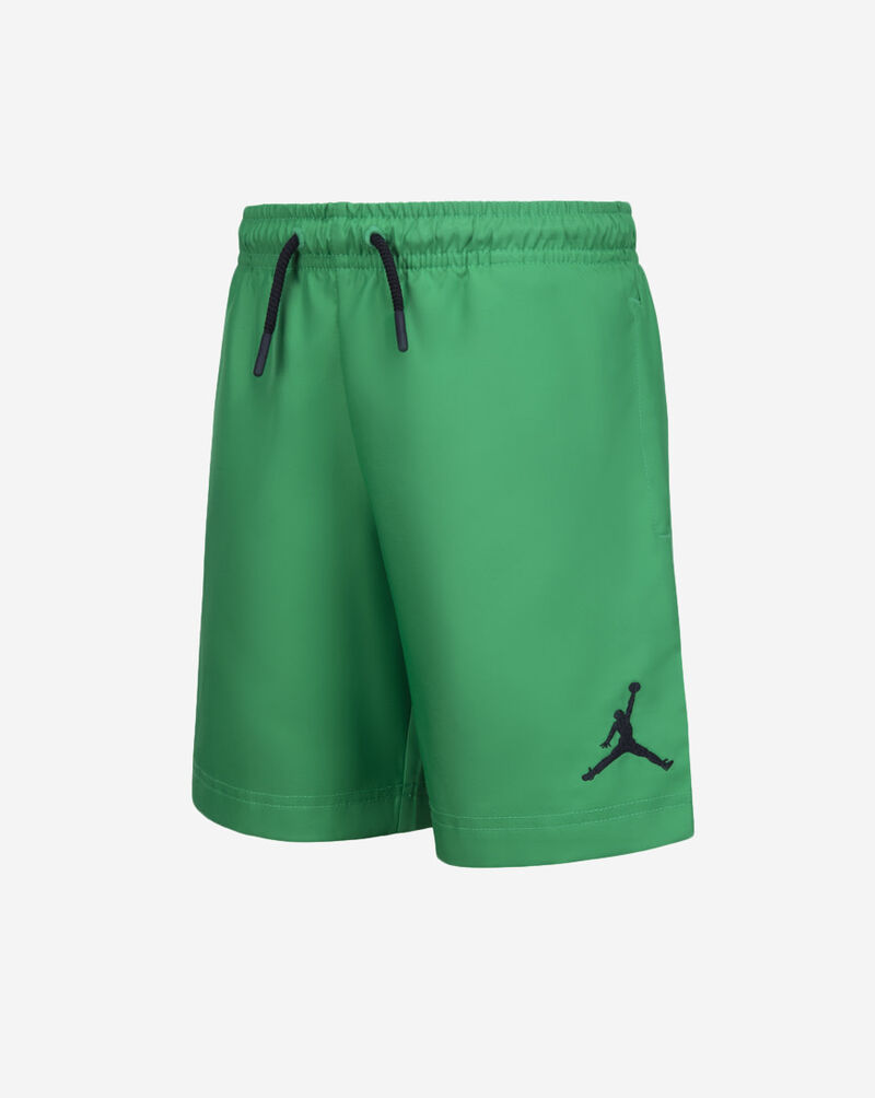 Shop Jordan PreSchool Jumpman Woven Play Shorts 85B466F4F green