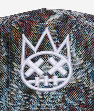 Repeat Tapestry Mesh Back Trucker Hat