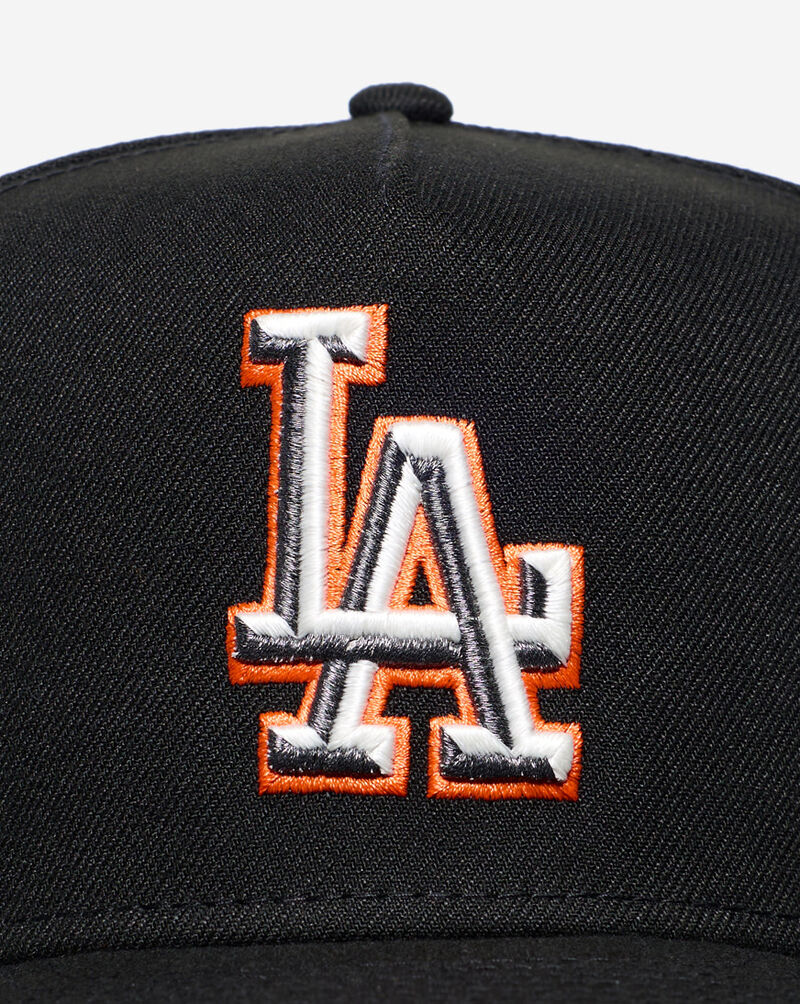 New Era 9Fifty Los Angeles Dodgers A-Frame Snapback Hat 71072719 Black 2