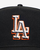 New Era 9Fifty Los Angeles Dodgers A-Frame Snapback Hat 71072719 Black 2