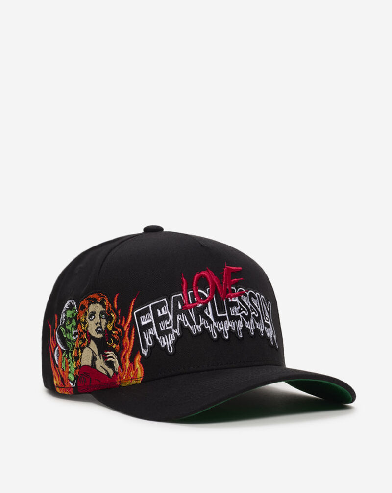 Field Grade Love Fearlessly Vamp Twill Trucker Hat 1005336 Black 1
