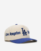 Mitchell  Ness Los Angeles Dodgers Pro Pinch Old English Fit Snapback Hat HP14499-LADCRRY cream 1