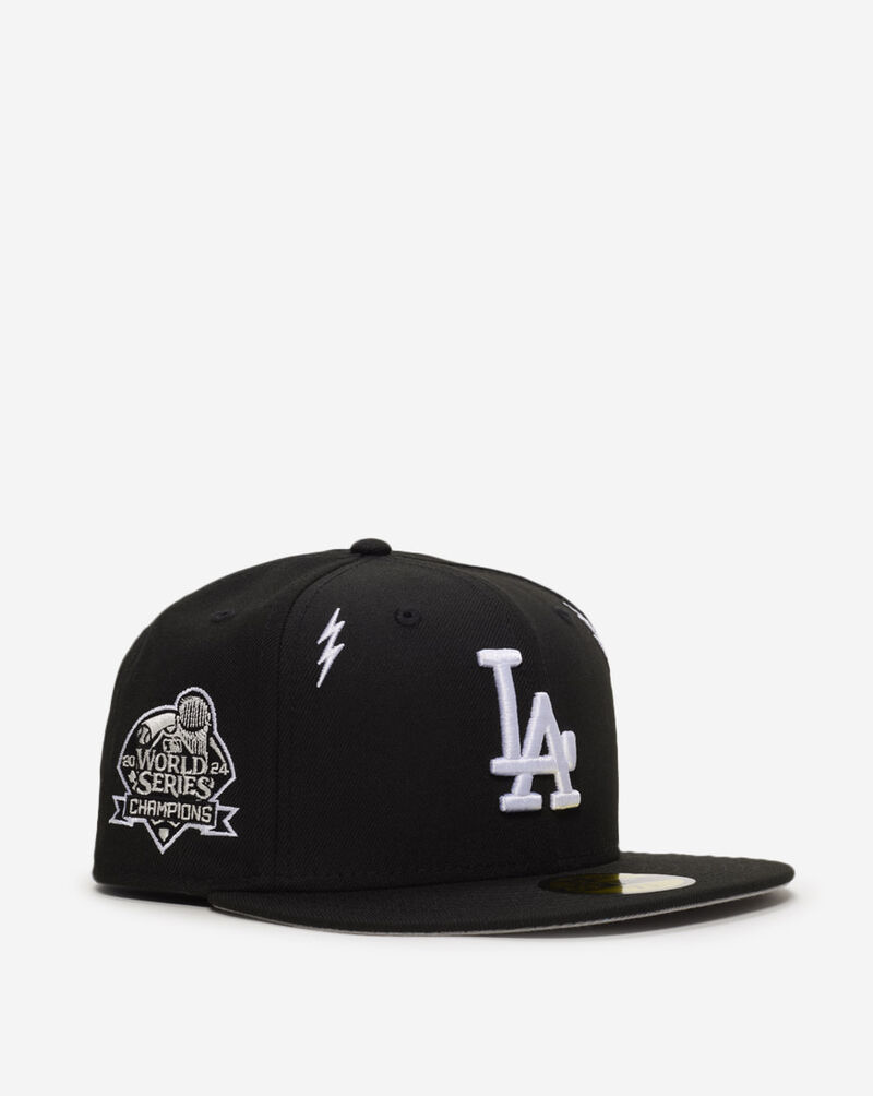 New Era 59Fifty Los Angeles Dodgers DSM Lightning Fitted Hat 60770368 Black 1
