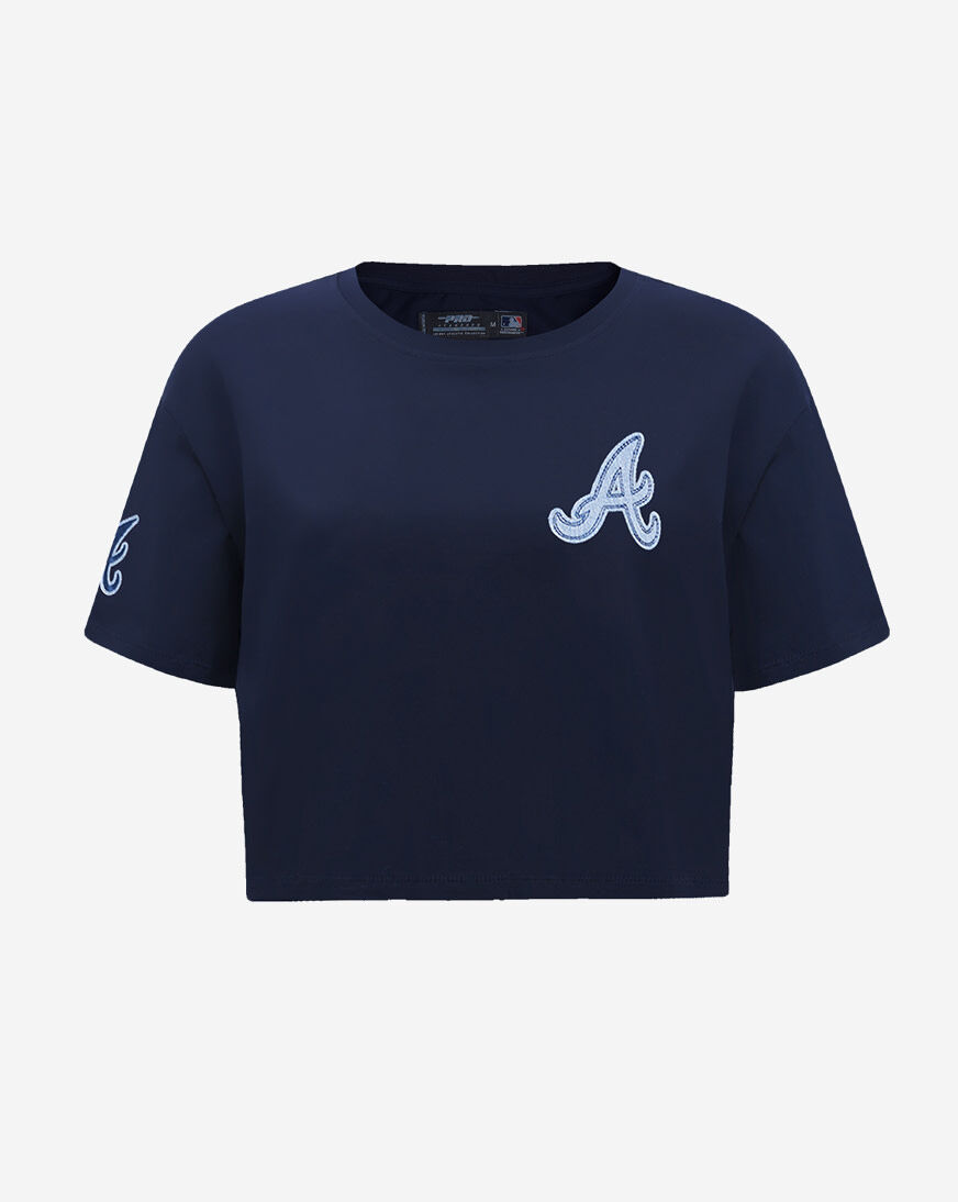 Shop PRO STANDARD Atlanta Braves Varsity Blues Boxy Tee LABA39087