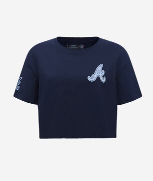 Atlanta Braves Varsity Blues Boxy Tee