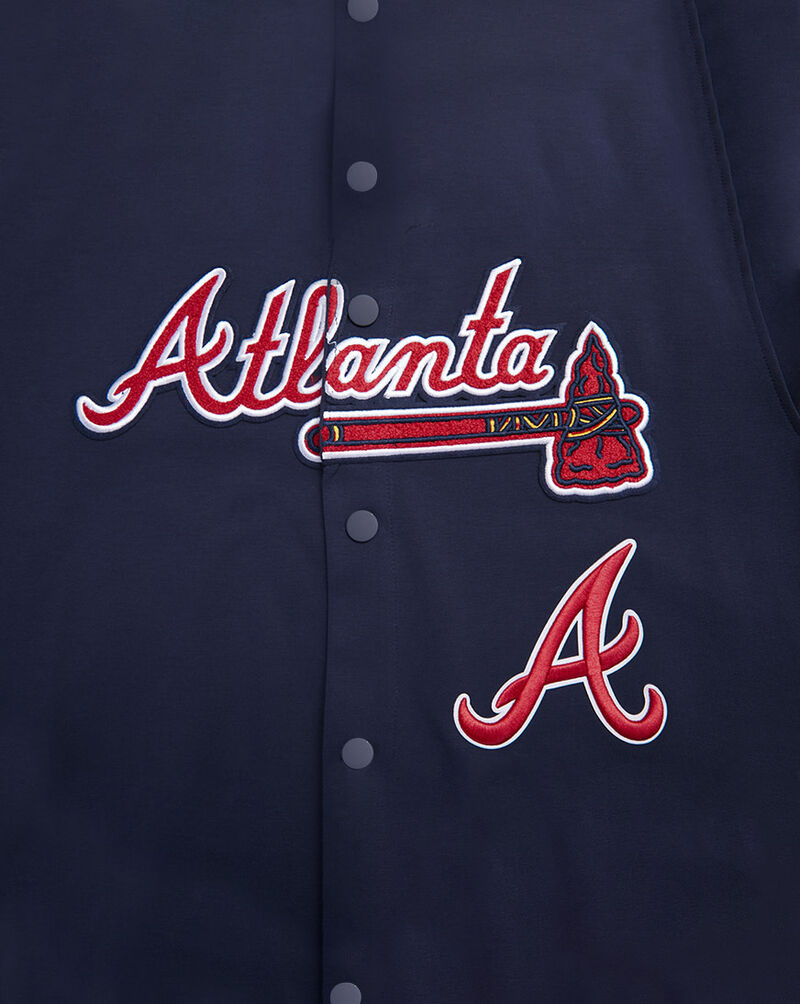 PRO STANDARD Atlanta Braves Warmup Jacket LAB1314593-MDR Blue 2