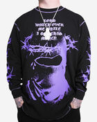 Hasta Muerte Thorn Bala Lord Waffle Long Sleeve Tee HM-THORNBALALORDWAFFLE-SHIRT-BLACK Black 3