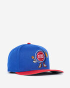 New Era 9Fifty Detroit Pistons Cartoon A-Frame Snapback Hat 60800190 Blue 1