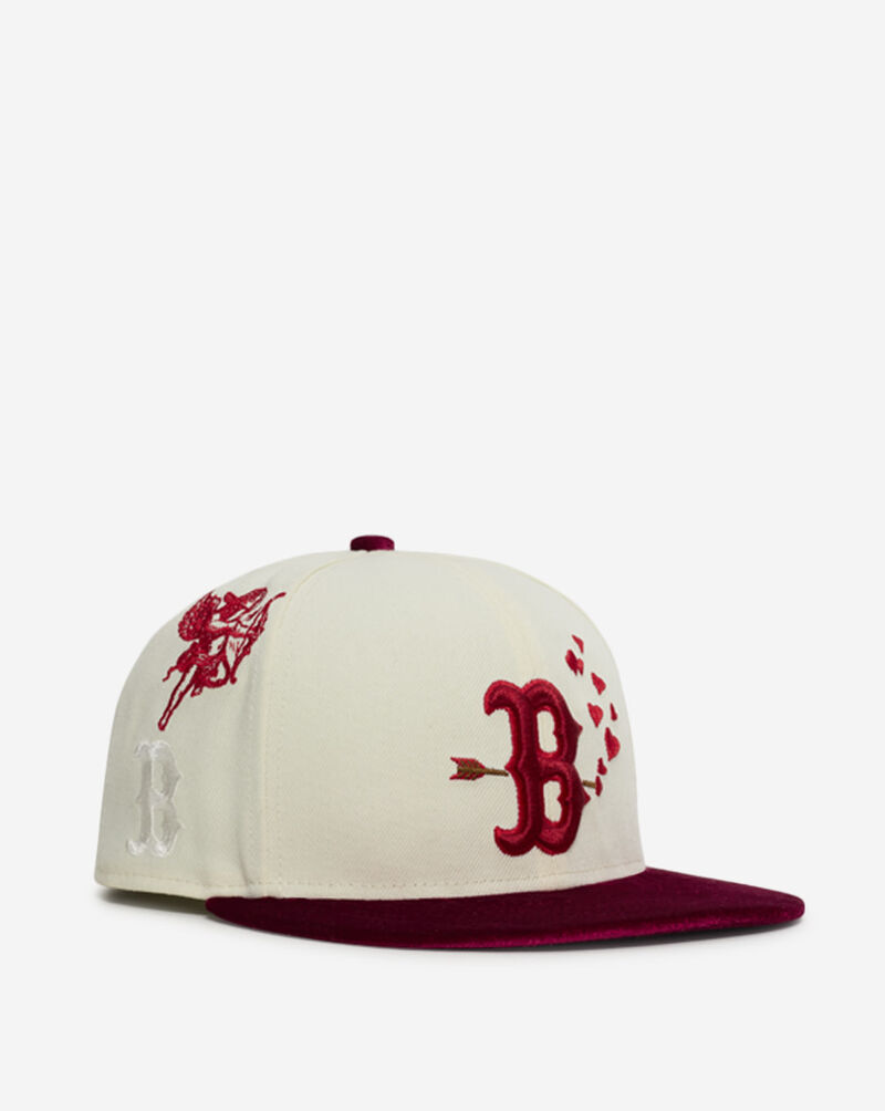 New Era 59Fifty Boston Red Sox V-Day Fitted Hat 60876424 White 1