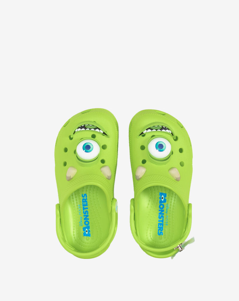 Crocs Pre-School Monsters Inc. Classic Clog 210876-90H Green 7