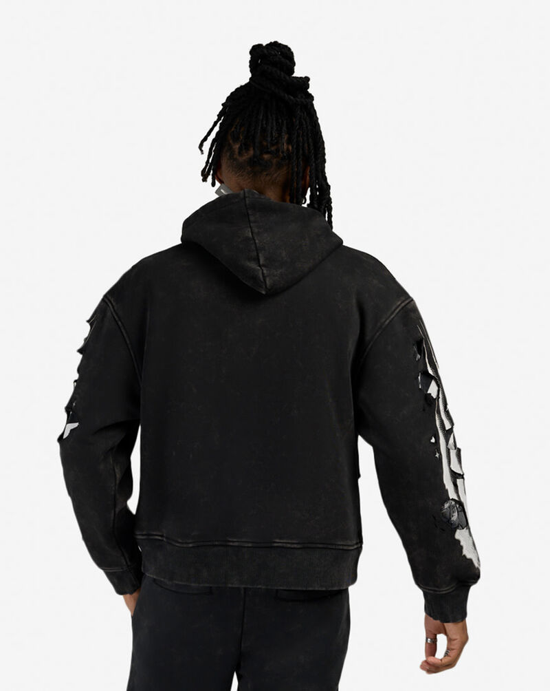 Smoke Rise Racing Double Layer Hoodie FO26S428SN-BLK Black 2