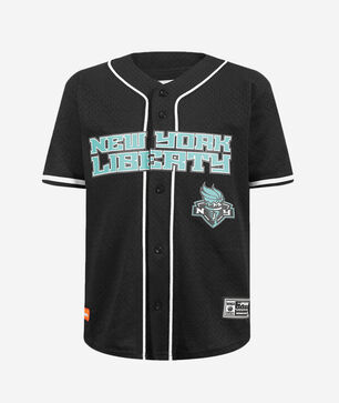 Big Boys' New York Liberty Classic Mesh Button-Down Shirt