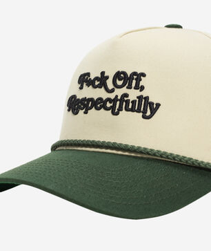 Respectfully Twill Suede Trucker Hat