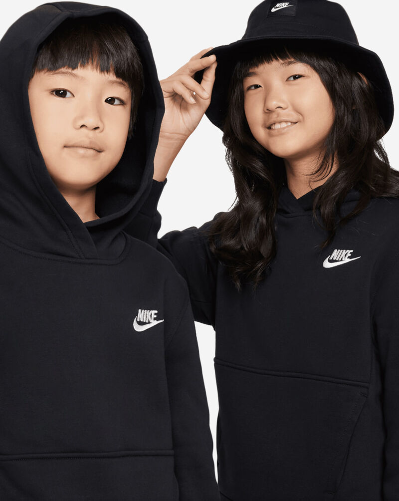 Nike Big Kids' NSW Club Fleece Hoodie FD3000-010 Black 3