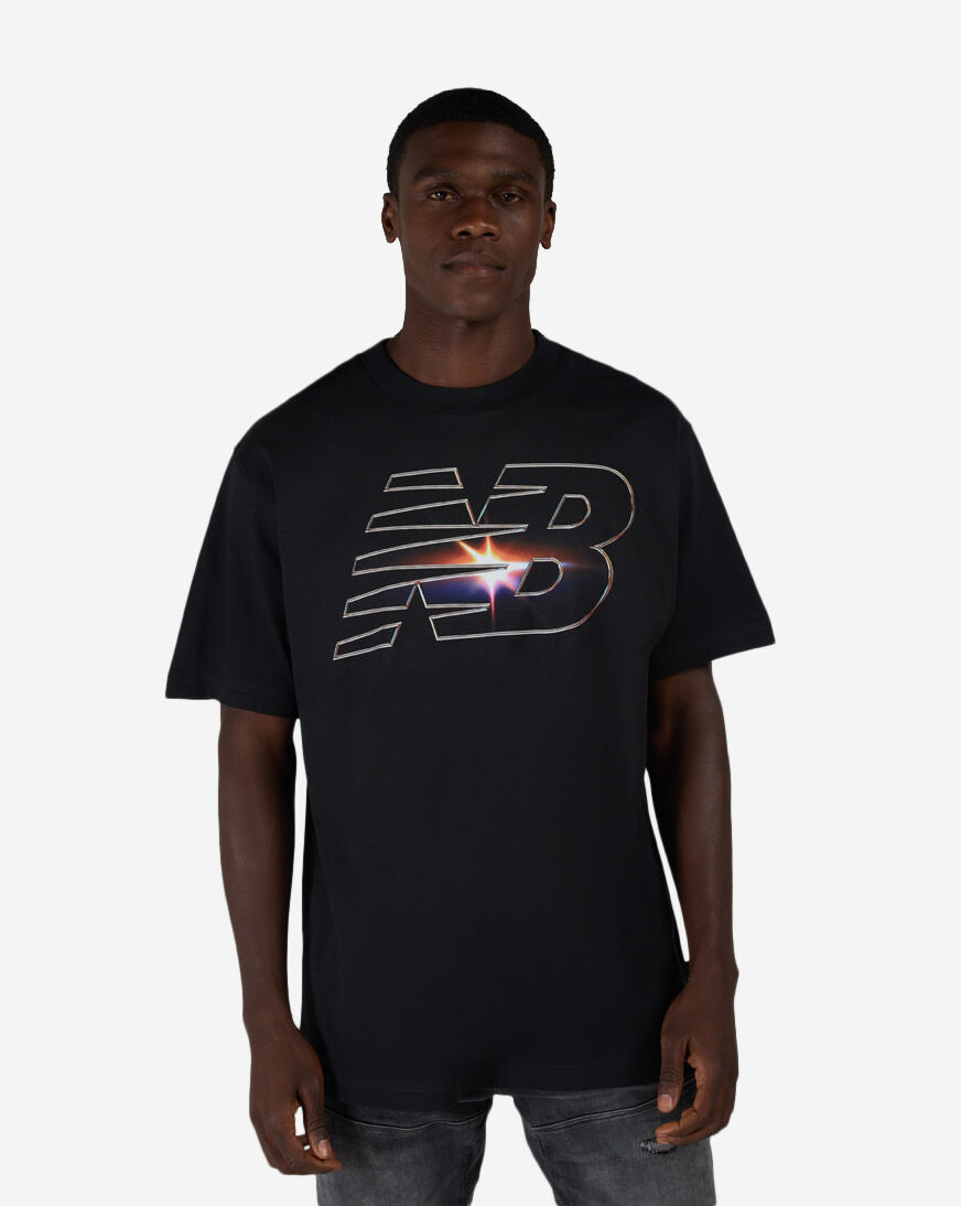 Shop New Balance Logo Tee NB007-00007 black | SNIPES USA