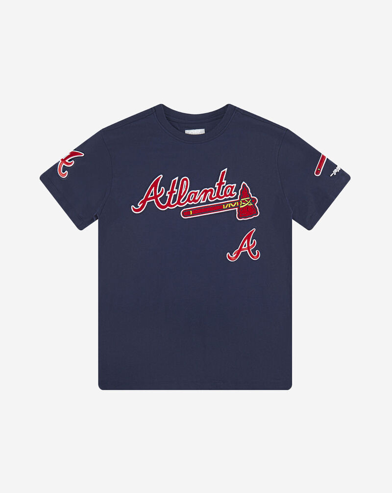 PRO STANDARD Big Boys' Atlanta Braves Classic Tee LABB1315081-MDN Blue 1