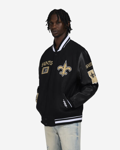 New Orleans Saints Pro Area Code Varsity Jacket