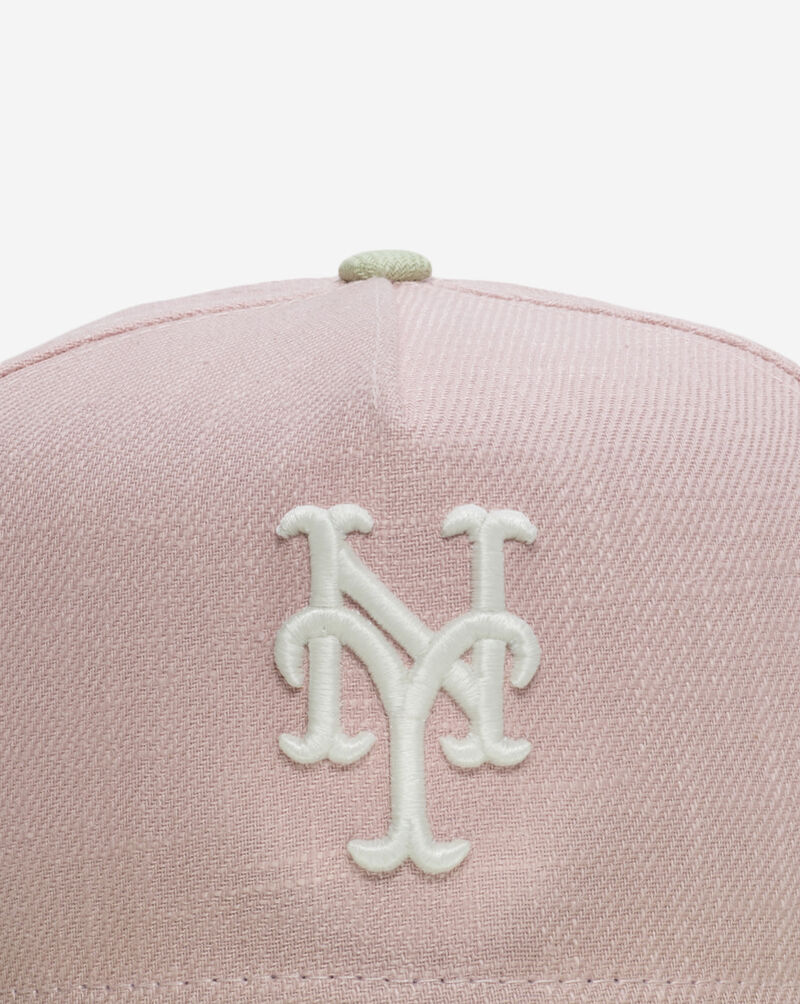 New Era 9Fifty New York Mets A-Frame Snapback Hat 60945073 Pink 2