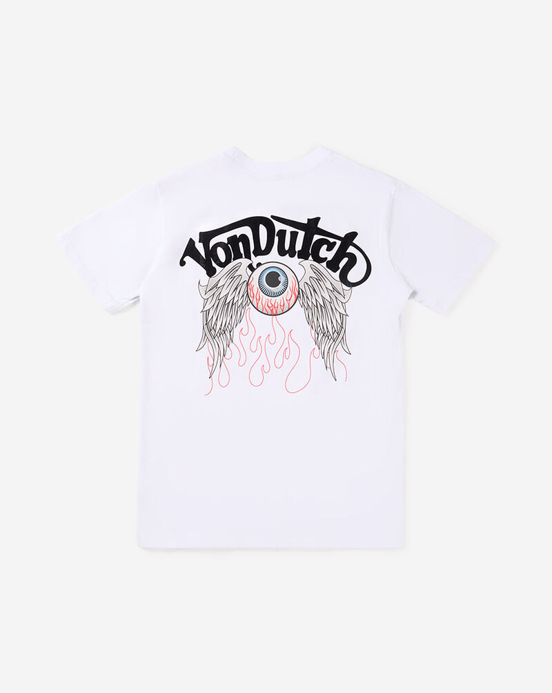 Von Dutch Kids' Eyeball Backhit Graphic Tee VND9E0199 White 3
