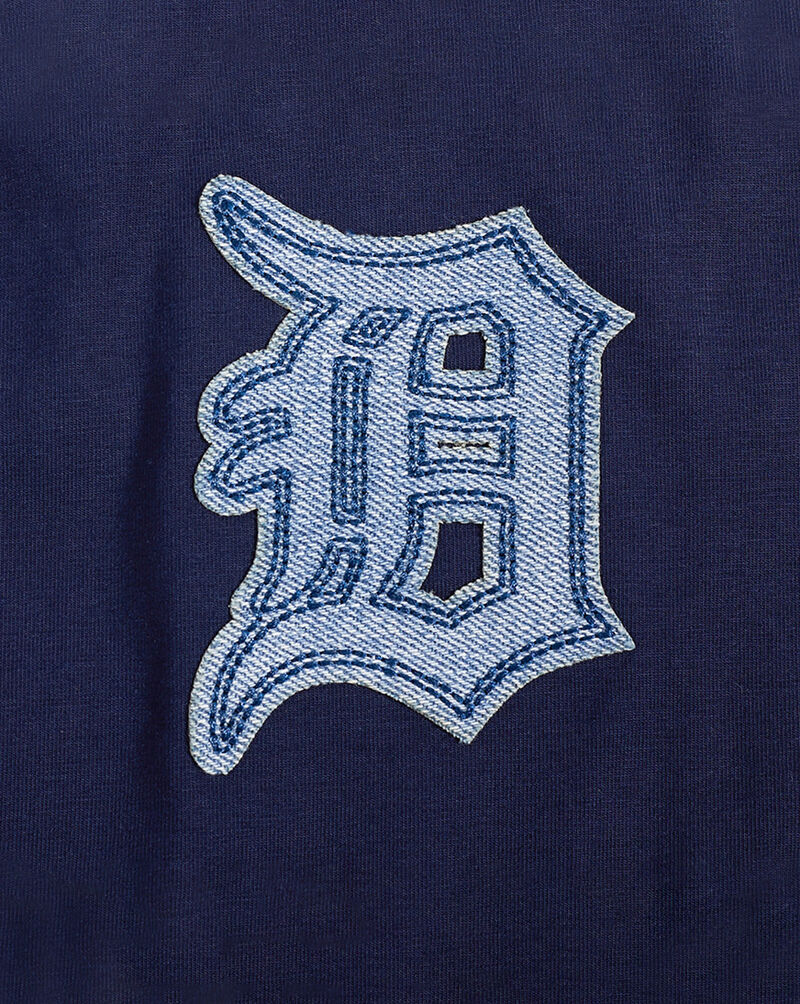 PRO STANDARD Detroit Tigers Varsity Blues Boxy Tee  LDTA39057-MDN Blue 2