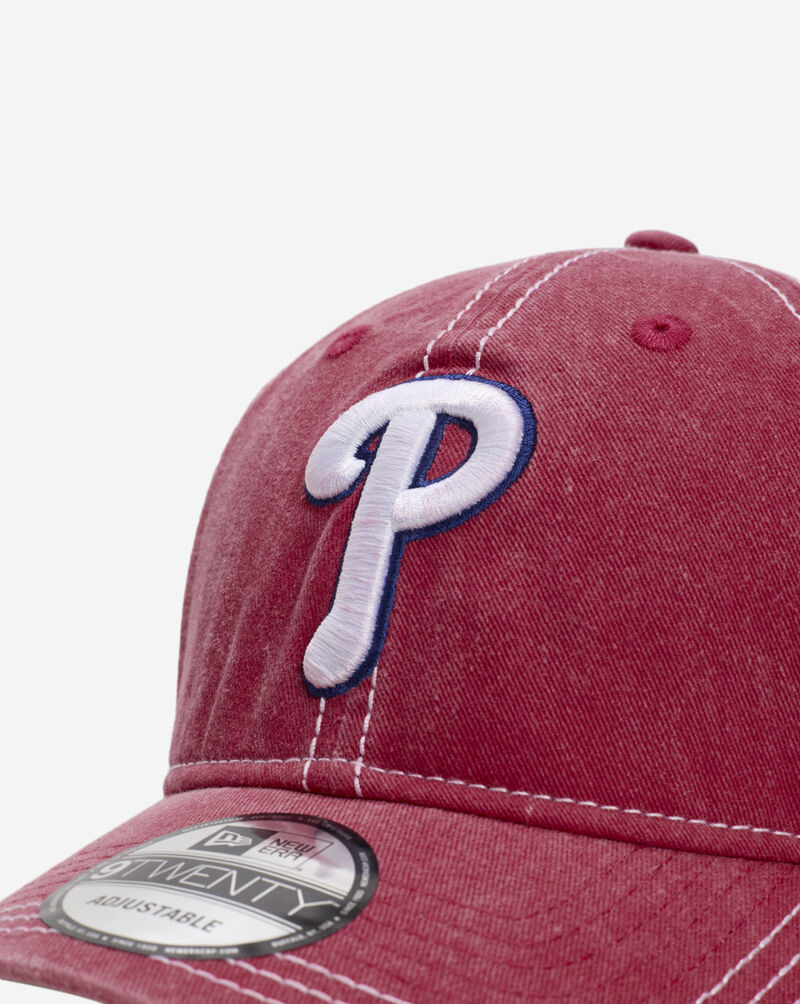 New Era 9Twenty Washed Philadelphia Phillies Adjustable Hat 60641341 Red 2