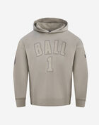 Charlotte Hornets Lamelo Ball #1 Neutral Drop Shoulder Fleece Pullover Hoodie