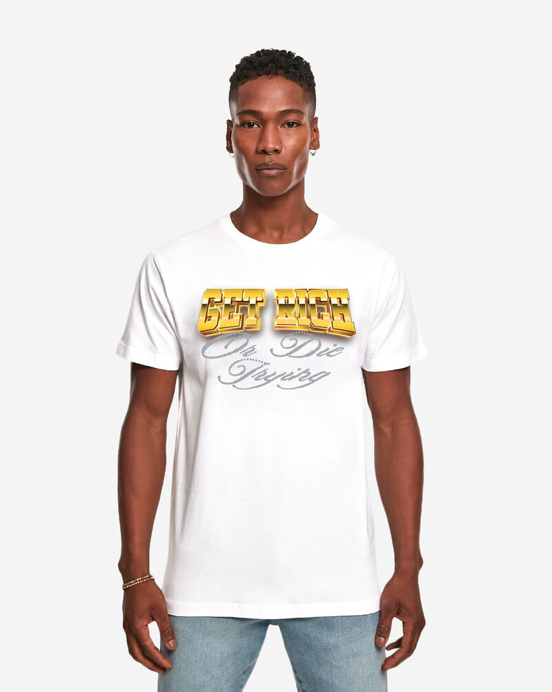Mister Tee Get Rich or Die Trying Pearls Tee MTUS580-US-00220 White 1