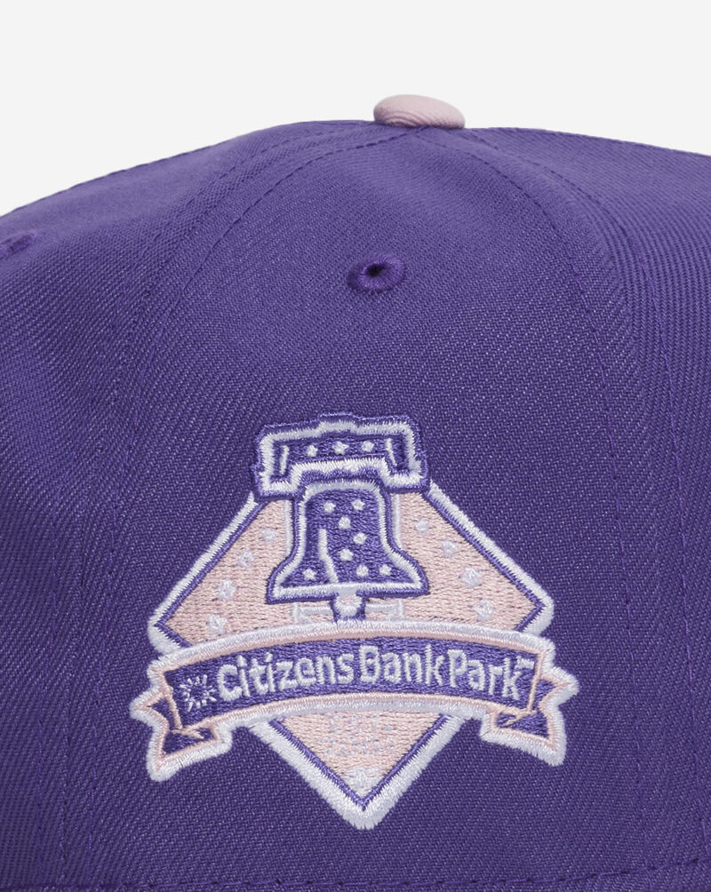 New Era 9Fifty Philadelphia Phillies A-Frame Snapback Hat 71009585 Purple 2