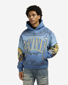 Smoke Rise Revival Oversized Fleece Hoodie FO25158SNZ-BLU Blue 1