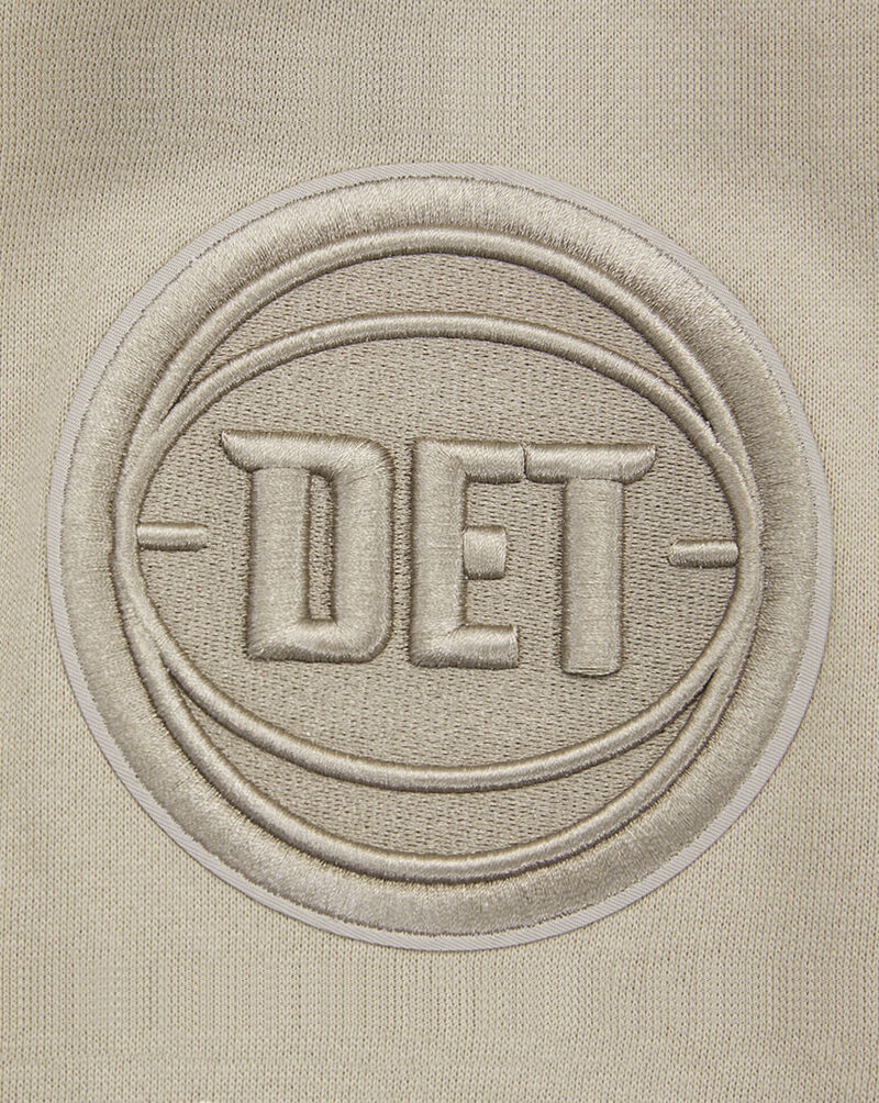 PRO STANDARD Detroit Pistons Neutral Drop Shoulder Fleece Crewneck BDP558128-TAU Beige 4