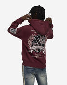 Smoke Rise Tapestry Club House Hoodie FO24764SNZ-WIN Red 2