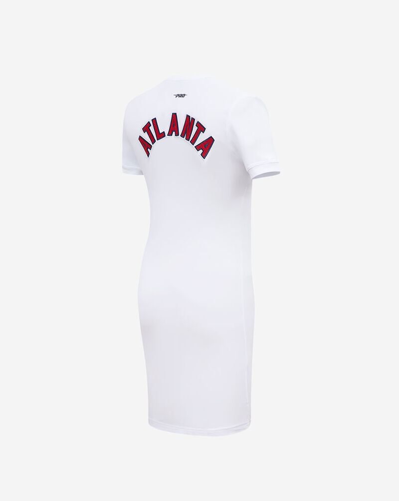 PRO STANDARD Atlanta Braves Classic Body Con Dress LABB37209-WHT White 3