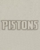 Detroit Pistons Neutral Cropped Pullover Hoodie