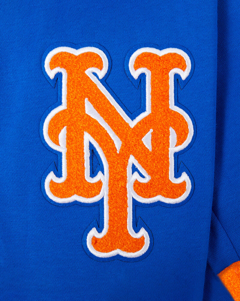 PRO STANDARD Big Boys' New York Mets Classic Fleece 2.0 Short LNMB3315043-RYO Blue 2