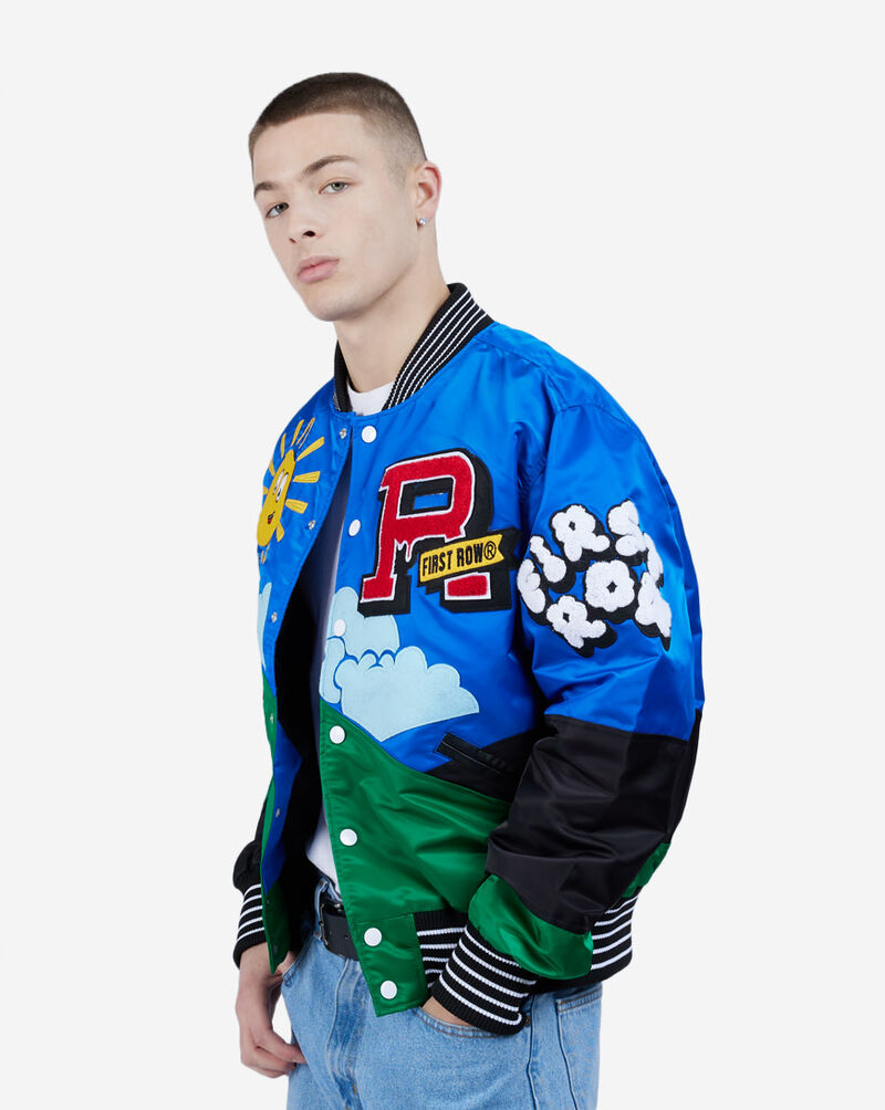 First Row Fresh Varsity Jacket FRJ0037-RYL Blue 2