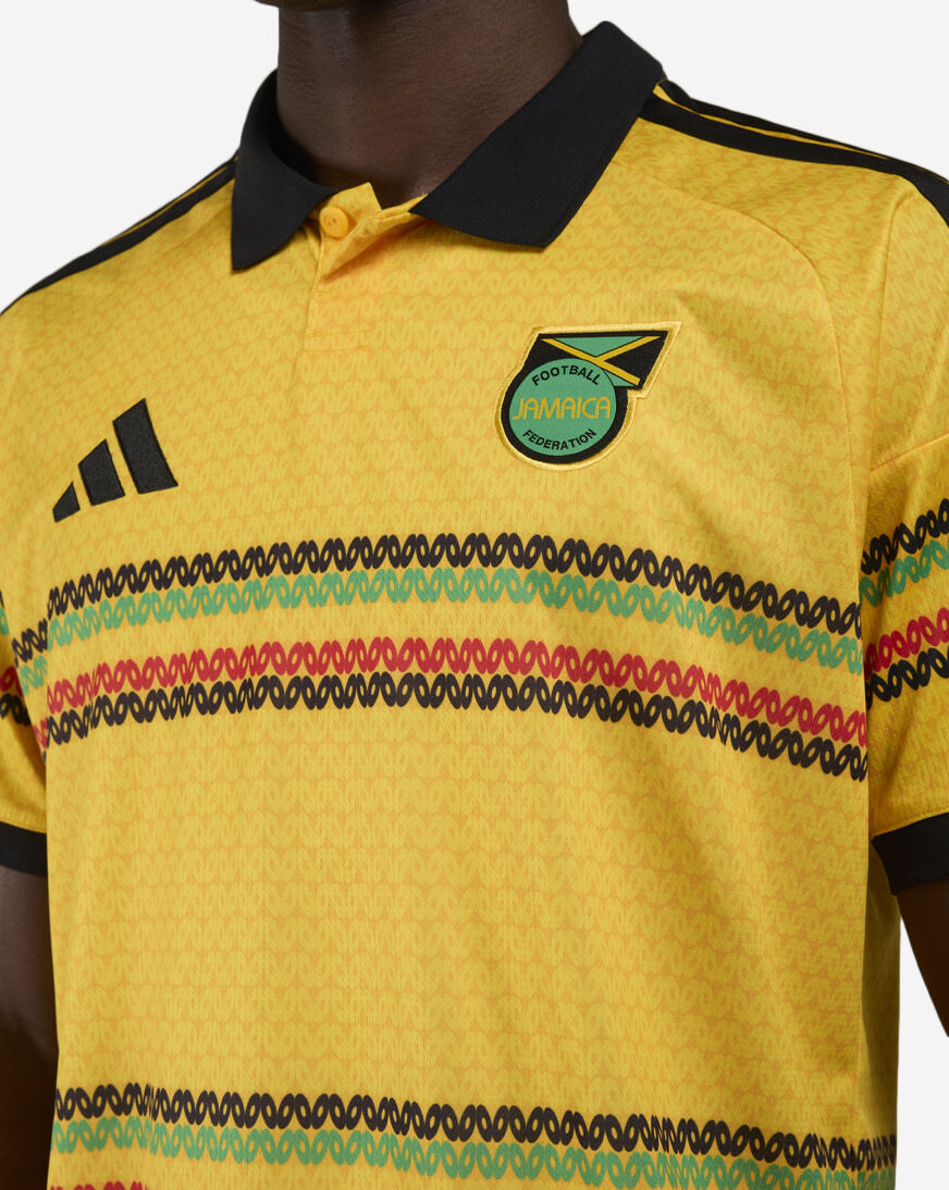 Shop adidas Jamaica 26 x Bob Marley Home Jersey KD0959 yellow