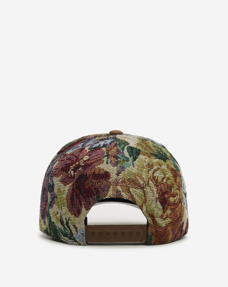 Mitchell  Ness Pro Pinch Floral Tapestry Snapback Hat HP20032-NYYFLBR Multi 3