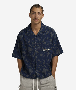 Floral Denim Button Down