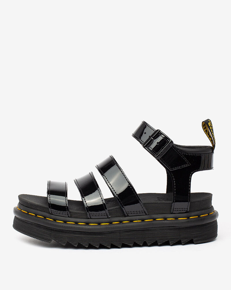 Dr. Martens Blaire Patent Leather Gladiator Sandals R24192001 Black 1