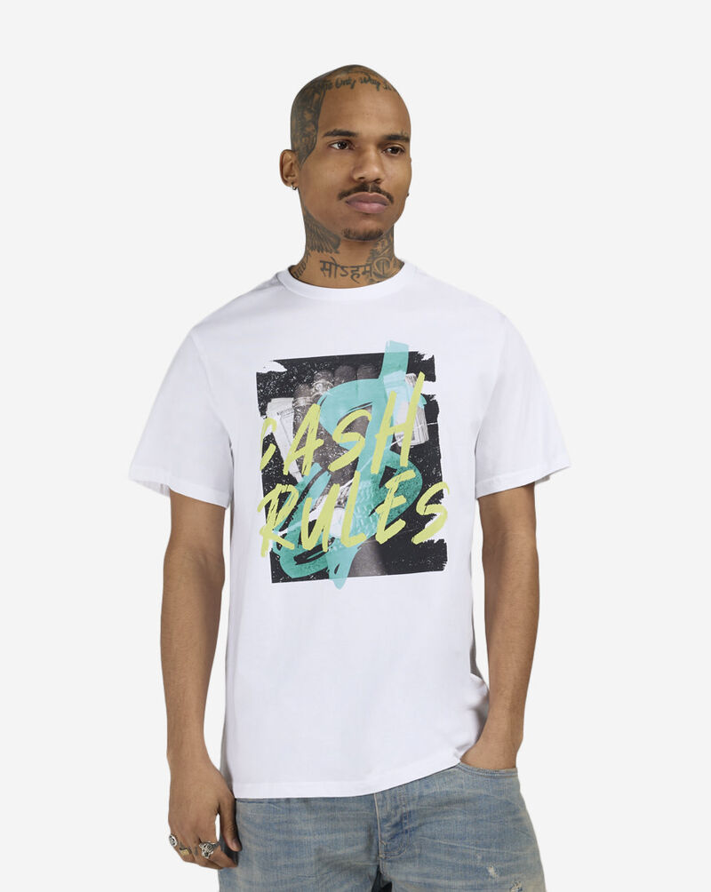 Mister Tee Cash Rules Tee MTUS479-US-00220 White 1